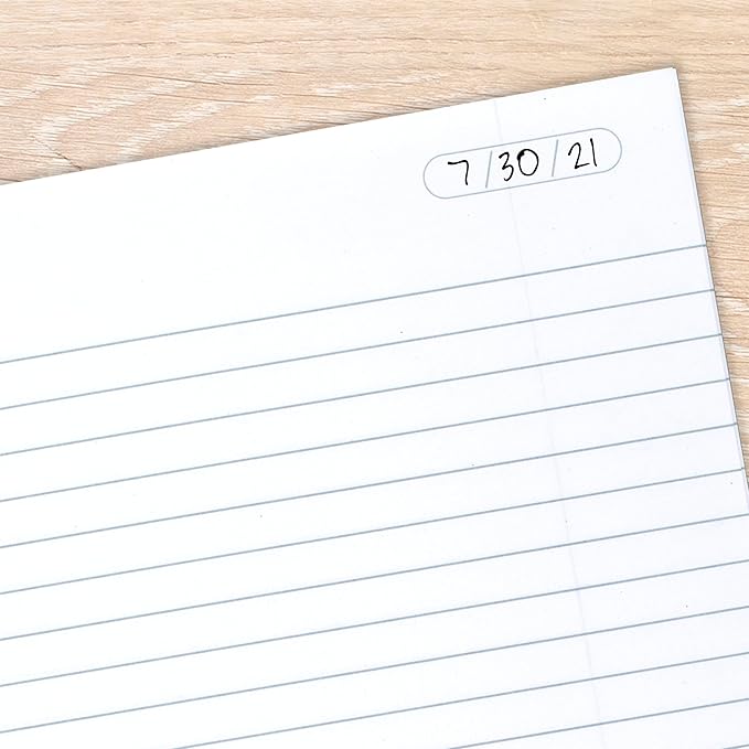 Cambridge Limited Business Notebook, Legal Ruled Paper, 8-1/4" x 11", 80 Sheets, Flexible Soft Touch Cover, Wirebound, Gray (06062)