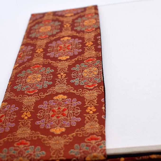 BLBMH A5 Book Covers for Paperbacks Fit for 5.5x8.4 inch Adjustable Book Sleeve Cover for Women Over 15 Soft Cloth Protector for Novels Notebook Journal - Flower Red