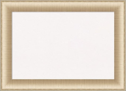 Amanti Art White Cork Board for Wall, 21x29 Vision Board with Gold Frame, Medium Corkboard Office Decor for Home Organization, Casual Corkboard Pinboard to Display Items for Home Organization in