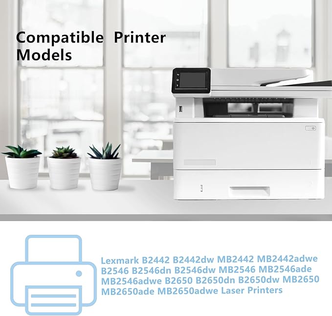 High Yield B241H00 Black Toner Cartridge Compatible with Lexmark B241H00 Toner Cartridge for B2338 B2338dw B2442 B2442dw MB2338 MB2442 Printers (6,000 Pages)