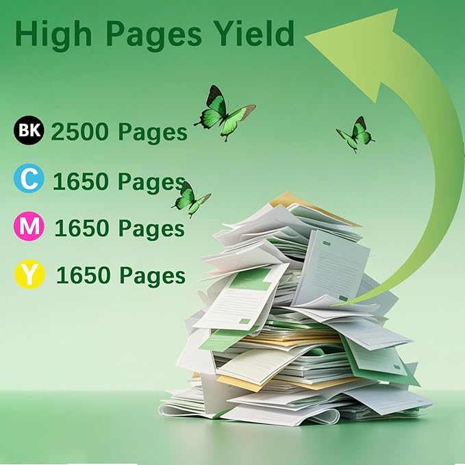 936 936e 936xl 936 XL High Yield Ink Cartridges Replacement for 936 936e 936 XL 936xl Ink Cartridges Work for OfficeJet Pro 9125e 9135e 9110b 9128e 9130b 9122e Wide Format 9730e Printers（4 Pack）