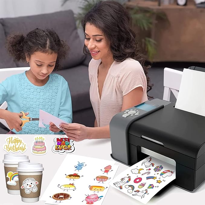 5000 Full Sheets Sticker Paper for Laser & Ink Jet Printers, 8.5" x 11" Full Sheet Address Shipping Label, 5000 Sheets 5000 Labels