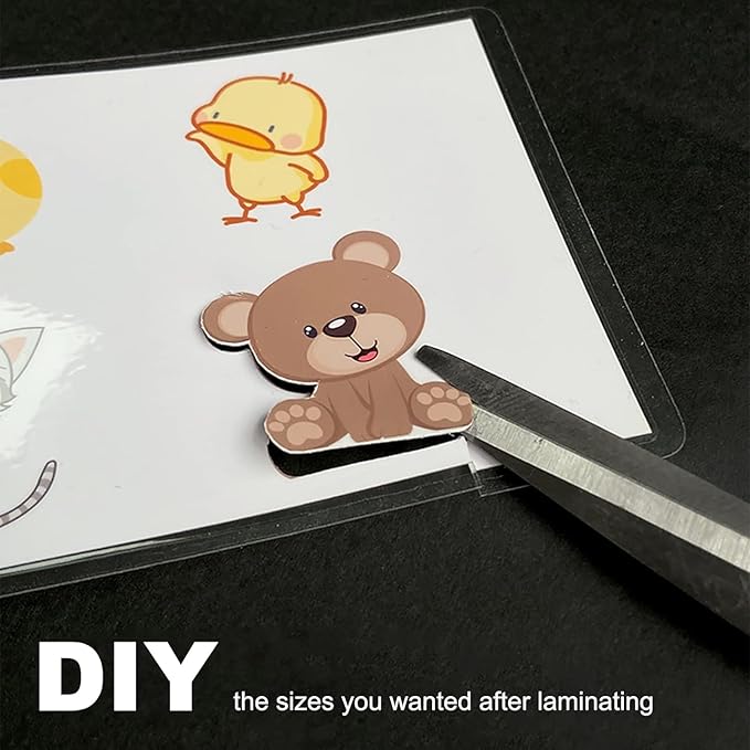 3 mil Thermal Laminating Sheets, Holds 8.5" x 11" Sheets, Thermal Laminating Pouches for Laminator, 9" X 11.5" Letter Size Thermal Laminating Paper, Round Corner 100 Pack