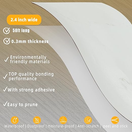 GSCIT Club Wood Grain Repair Tape, 2.4 inch X 50ft Self Adhesive Marble Grain Repair Patch for Tables, Chairs, Baseboards, Doors, Windows, Floors, Handicraft DIY.