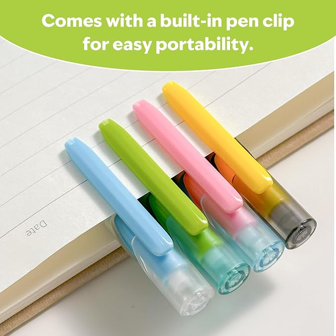 cute Pastel Ballpoint Pens Fine Point Smooth Writing Pens, 0.5mm Black Gel Ink pen, Quick-Dry Retractable with Silicone Grip, 4 Pcs - Morandi Colors for Office, School Supplies & Journaling
