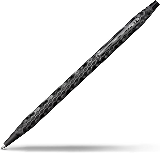 Cross Classic Century Refillable Ballpoint Pen Presented in a Luxury Gift Box - Medium Point, Black Ink, Brushed Black