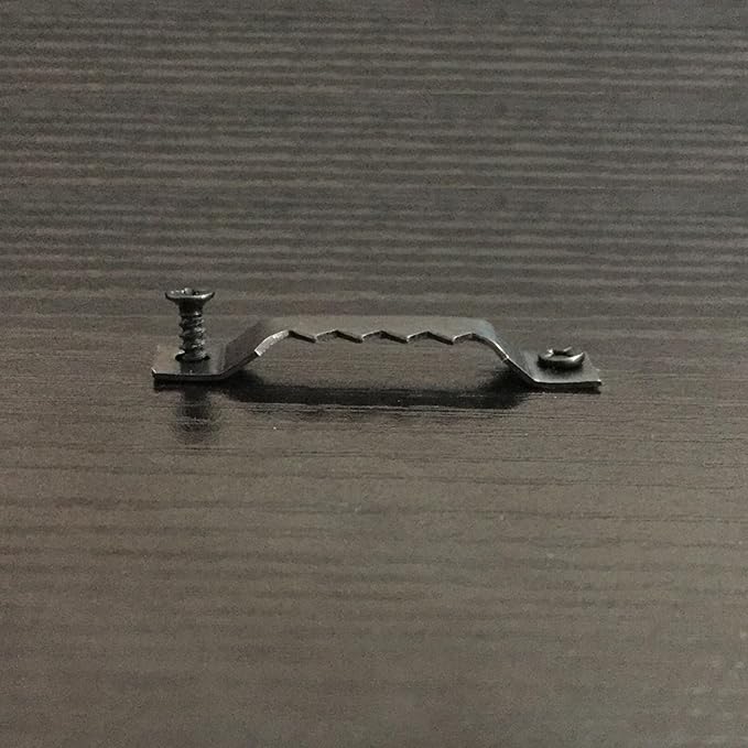 50 Pack Large Heavy Sawtooth Picture Hangers Steel Picture Hangers with Screws Picture Hang Solutions, for Hanging Clock Paintings Artwork Picture Frame Hook Photos (Black，Supports 50 lbs)