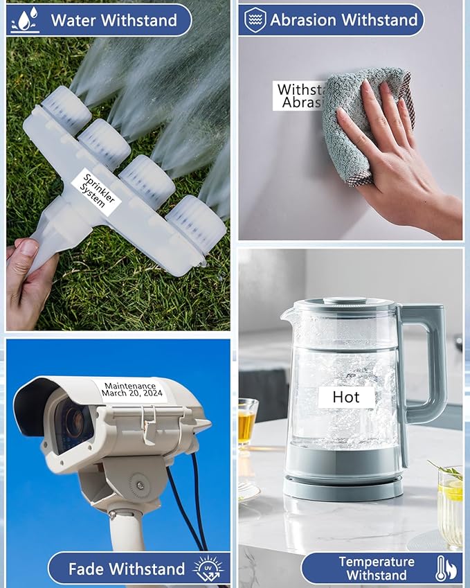 Cruxer 10 Pack Replacement for P-Touch TZe-251 TZ-251 TZe251 Black on White 24mm 0.94 Laminated Label Tape Compatible with Ptouch PT-D600 P700 P750W P710BT 2430PC P900W E500 P950NW Maker