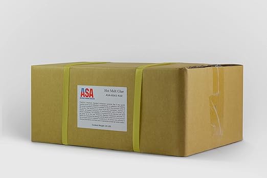 ASA Full Size Hot Glue Sticks for Glue Gun - 7/16" x 10" | High-Strength Hot Gun Sticks Adhesive for Corrugated Materials | Industrial Grade for Packaging & Woodworking | Pack of 472