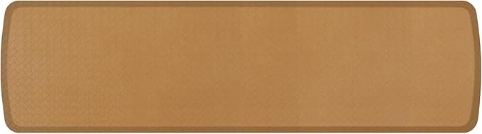 GelPro Elite Premier Gel & Foam Anti-Fatigue Kitchen Floor Comfort Mat, 20" x 72", Basketweave Khaki
