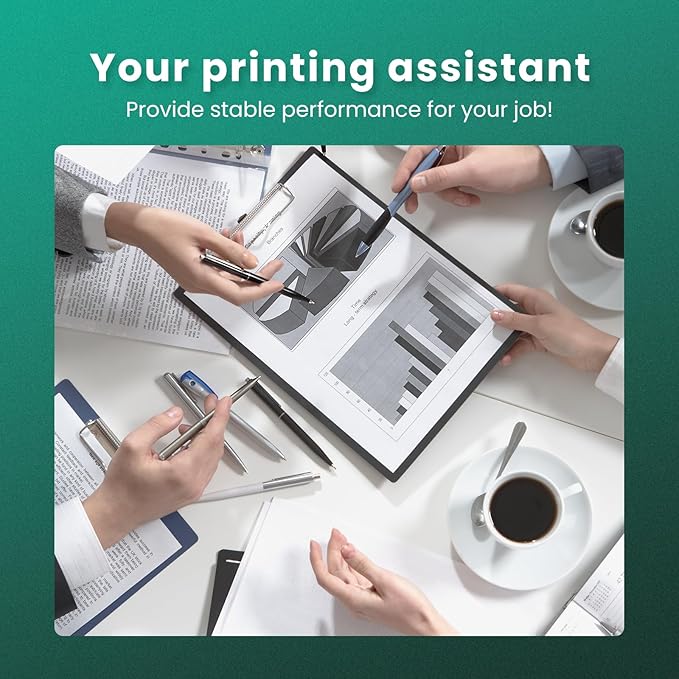 GREENBOX 64XL Ink Cartridges Combo Pack Replacement for HP 64XL 64 Ink Cartridge Black/Color for Envy Photo 7155 7855 6255 7120 6252 6220 6230 6258 7158 7130 7132 7164 7858 7800 6222 Printer, 2 Pack