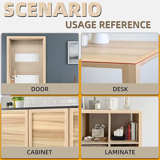 GSCIT Club Maple Edge Banding, 1 inch x 25ft roll of Veneer Edge Banding Preglued Flexible, Real Wood Tape Banding
