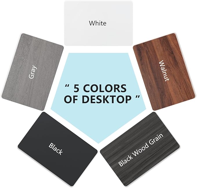 Conference Room Table, Folding Conference Tables,Thicken Grey Tabletop,Flip Top Wooden Seminar Meeting Room Table for Conference Room Offices (6, Black+White, 55.1”)