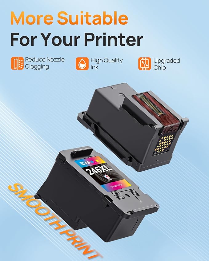 E-Z Ink 245XL Ink Cartridge Replacement for Canon 245XL Black Ink 245 XL PG-245XL PG245XL Works with Pixma MX490 MG2522 TR4520 MG2525 TS3122 TS3322 TS202 MG2520 MG2922 MG3022 (2 Black)