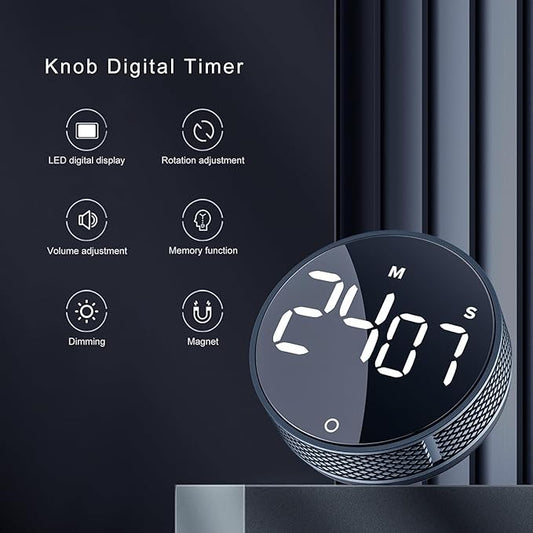 AVINIA Digital Kitchen Timers, Visual timers Large LED Display Magnetic Countdown Countup Timer for Classroom Cooking Fitness Baking Studying Teaching, Easy for Kids and Seniors