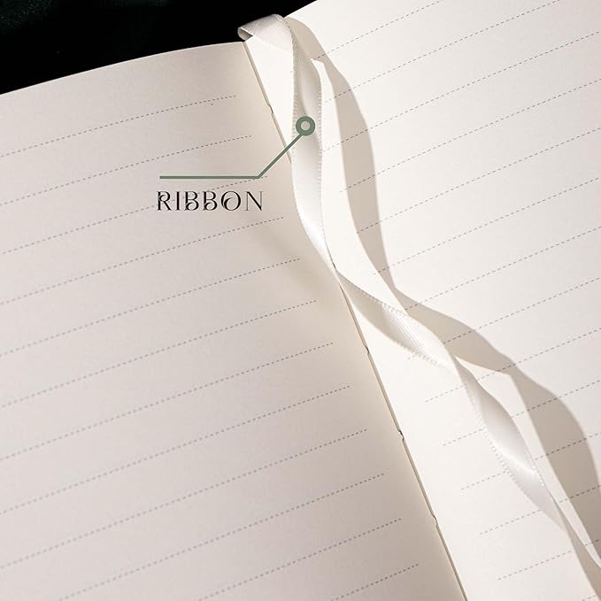 Hardcover Journal for Women Girls, A5 Lined Journal Notebook, Cute Journal for Writing, Aesthetic Journal, College Ruled Notebook with 100 Gsm Thick Paper, 320 Numbered Pages