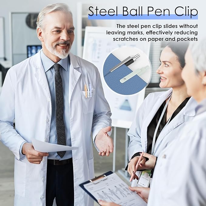 Gel Pens, 10pcs 0.5mm Gel Pens Cute Black Ink Fine Point Pens With Smooth Writing, Quick Dry Pens For Journaling,Teacher Work Desk Accessories Office School Supplies for Men Women Student