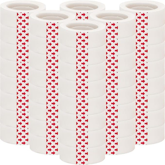 Beieverluck 48 Rolls Invisible Tape Refill 3/4 Inch X 1000 Inches Matte Tape for Dispenser Refill 1 Inch Core Magic Tape for Office Home School Supplies Correction Labeling Gift Wrapping Tape Roll