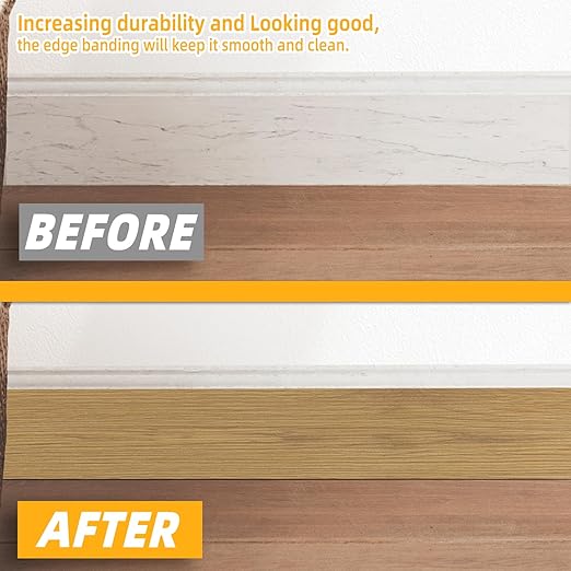 GSCIT Club Wood Grain Repair Tape, 2.3 inch X 25ft Self Adhesive Oak Grain Repair Patch for Tables, Chairs, Baseboards, Doors, Windows, Floors, Handicraft DIY.