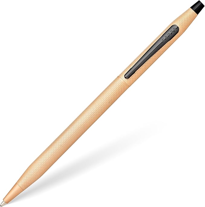 Cross Classic Century Refillable Ballpoint Pen Presented in a Luxury Gift Box - Medium Point, Black Ink, Brushed Rose Gold