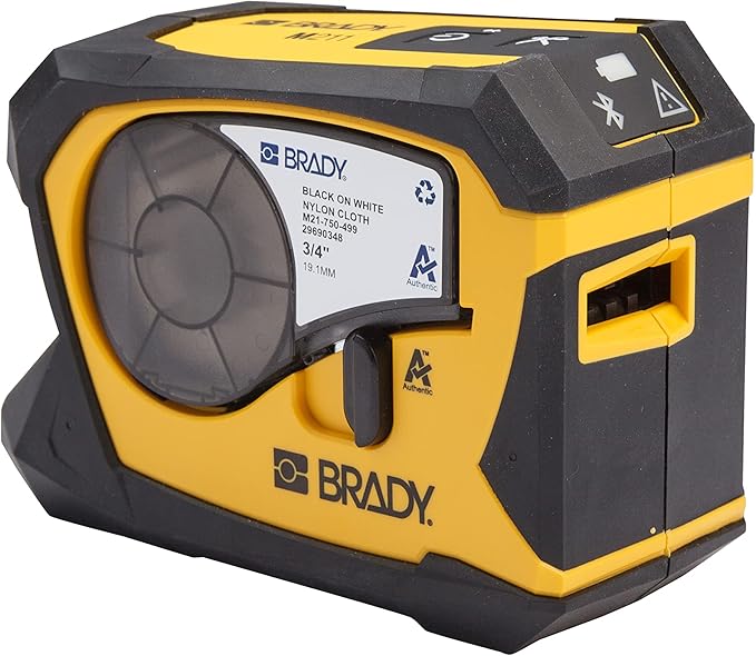 Brady M211 Portable Bluetooth Label Printer + Authentic Self-Laminating Wire Wrap Tape