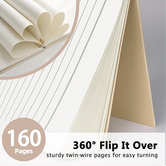 Funny Cat Notebook Journal, Funny Peeking Spiral Notebook, Cat Lover Gifts for Women Men, Black Cat Gifts for Girls, Cat Notepad for School Supplies, Office Supplies 5.5x8.3 Inch