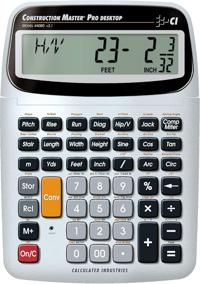 Calculated Industries Construction Master Pro Calculator Bundle for Architects, Estimators and Contractors