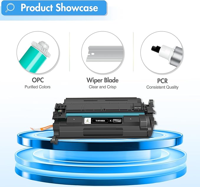 148A 148X Toner Cartridge Black Compatible Replacement for HP 148A 148X W1480X W1480A for HP Laserjet Pro 4001dw 4001dn 4001n MFP 4101fdw 4101fdn Printer Ink (with Chip) (2 Pack)