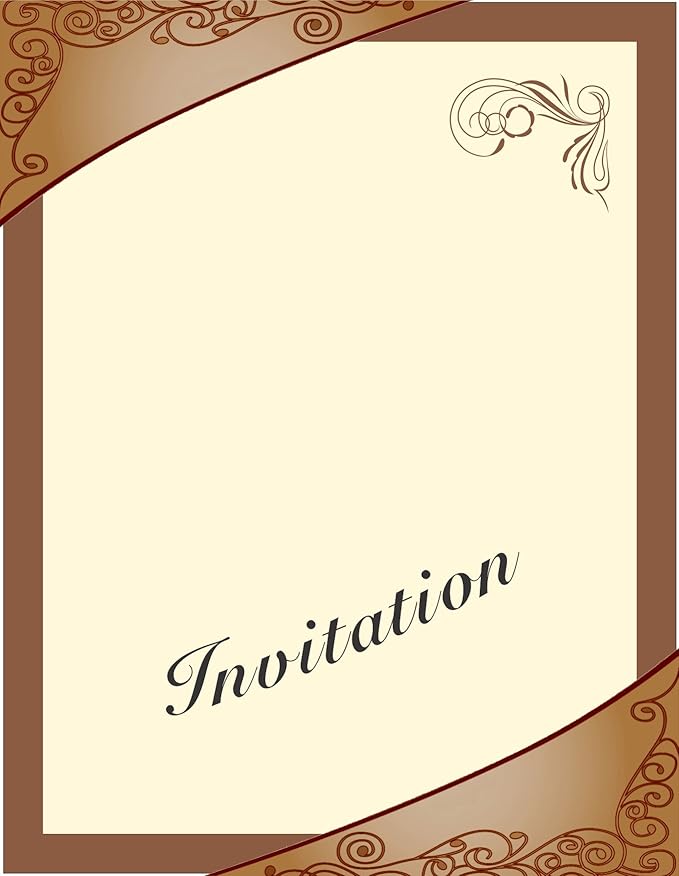 50 Natural Smooth Card Stock Sheets Paper - 8.5 X 11 Inches Standard Letter|Flyer Size - 80# (80 lb/Pound) Cover Weight - Quality Paper - Smooth Finish