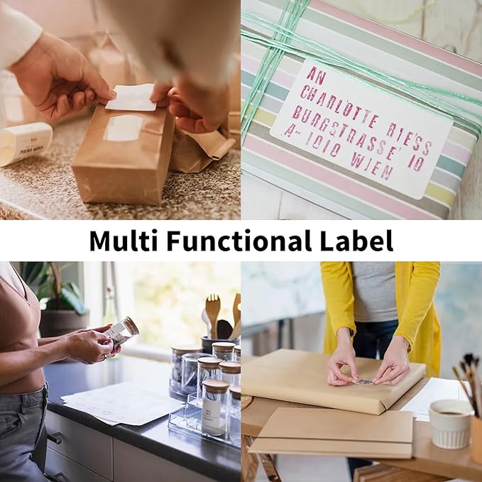 BESTEASY 3-1/3 X 4 Inches Shipping Address Labels, Thermal Sticker Labels, 6 up Self Adhesive Sticker for Laser and Inkjet Printer, 500 Sheets 3000 Labels