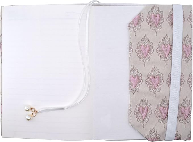 BLBMH Book Covers for Paperbacks Fit for 5.5x8.5 inch Adjustable Book Sleeve Cover for Women Over 15 Soft Cloth Protector for Notebook Journal Bible- Love