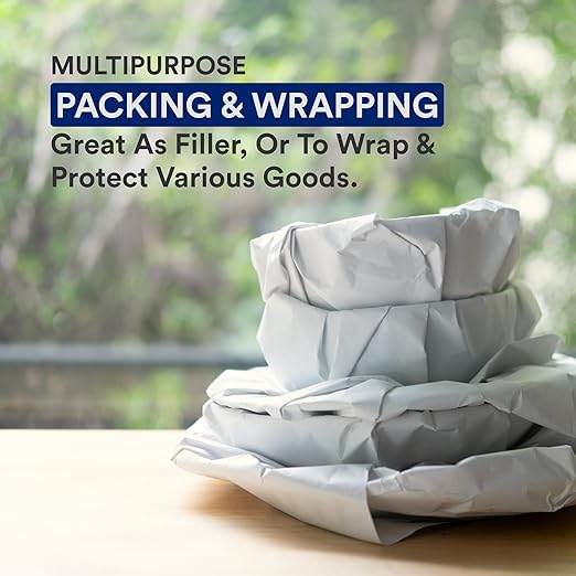 BOX USA Packing Paper Roll 1440'L x 15"W - 1,000 Sheets 17” Long Equivalent - Large White Newsprint for Shipping, Packaging, Storage and Moving Supplies