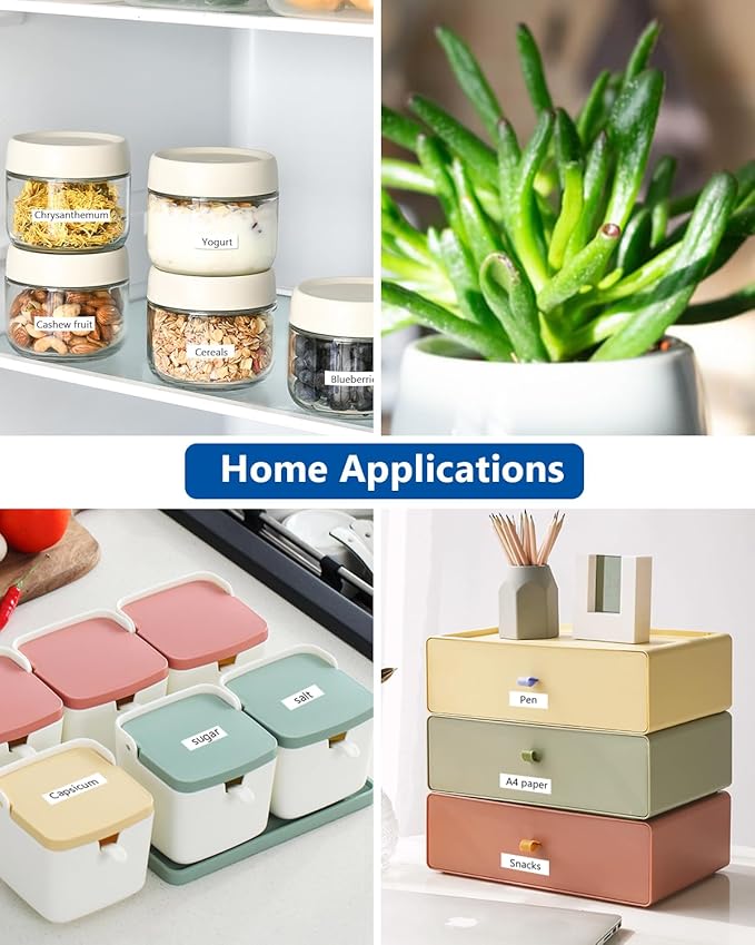 6-Pack TZe 24mm 0.94" Laminated Compatible for P Touch 1 Inch TZ Label Tape TZe-151 251 451 551 651 751 for Ptouch PT-D600 P700D 410 D610BT P710BT, Clear/White/Red/Blue/Yellow/Green