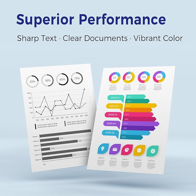 962XL Ink Cartridges Combo Pack Compatible Replacement for HP hp962 962 XL Ink Cartridges Works with OfficeJet Pro 9010e 9012e 9014e 9015e 9018e 9020e 9022e 9025e 9028e (962XL-4P, BK/C/M/Y)