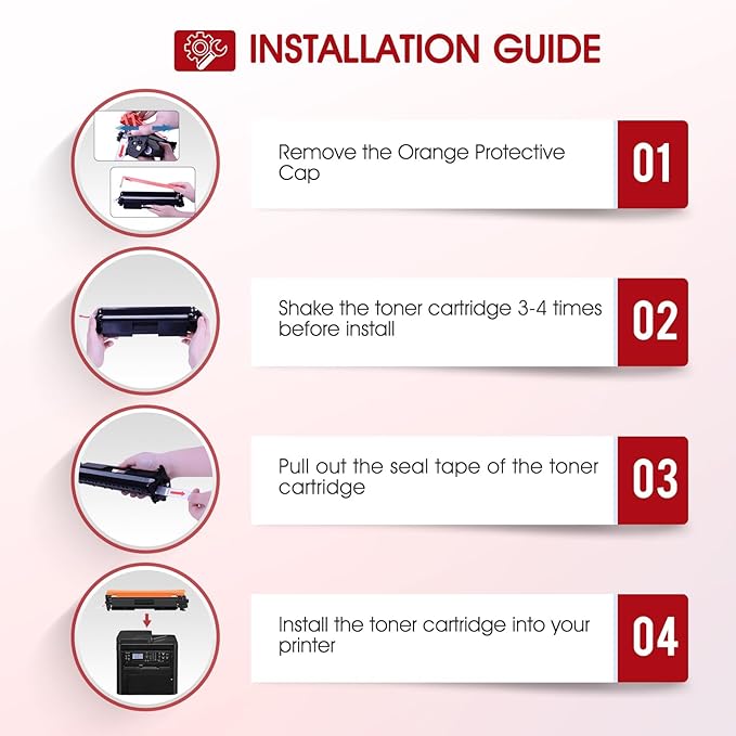 051H 051 High-Yield Black Toner Cartridge 4-Pack Compatible for Canon 051H Toner Cartridge 051 CRG051H CRG051 for Canon imageCLASS MF269dw MF267dw MF264dw MF266dn MF263dn LBP162dw LBP161dn Printer