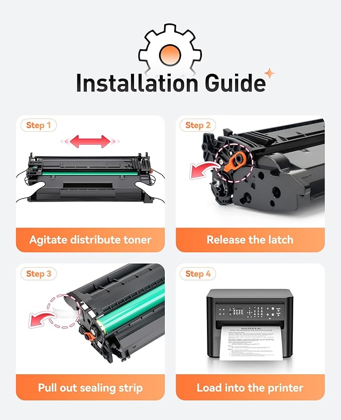 057H 057 Toner Cartridge Black 2-Pack with chip High Yield Replacement for Canon 057 CRG-057 057H Compatible for Canon ImageCLASS MF445dw MF448dw LBP226dw LBP227dw LBP228dw MF449dw MF445 Laser Printer