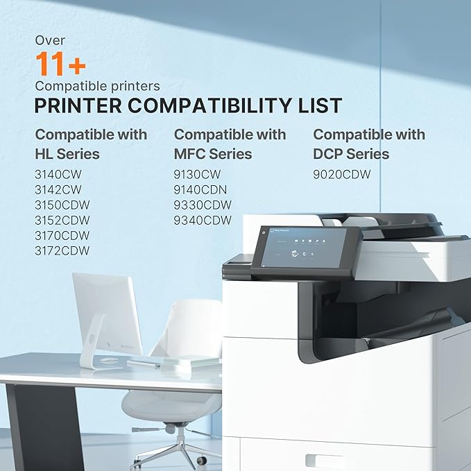 E-Z Ink Compatible TN221 TN225 Toner Cartridge Replacement for Brother TN-221 TN-225 to Use with MFC-9130CW HL-3170CDW MFC-9340CDW HL-3140CW MFC-9330CDW (2 Black 1 Cyan 1 Magenta 1 Yellow, 5 Pack)