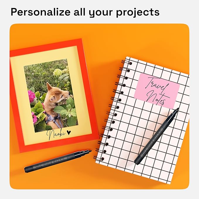 ARTISTRO 2 Black Permanent Marker - Waterproof Markers for Tire, Fabric, Rocks, Glass, Ceramic, Wood, Paper - Oil Based Paint Pens - Extra-Fine Tip 0.7mm