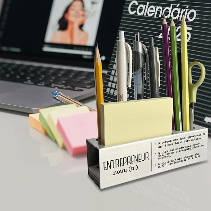 Entrepreneur Definition, Business Owner Entrepreneur Boss Desk Decor Pen Pencil Holders WCC40