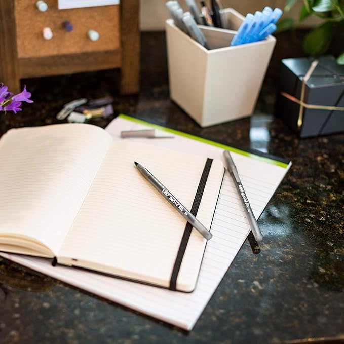 BIC Round Stic Xtra Life Ballpoint Pens, Bulk Pack of Black Ink Pens, Medium point 1.0 mm, Pack of 300