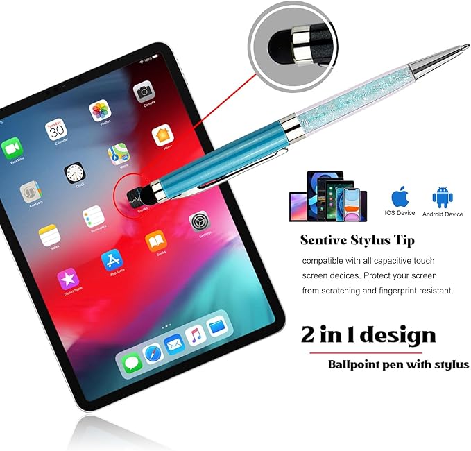 Custom Name Pens, Personalized Ballpoint Pen with name Stylus Pens, Ballpoint pens, Gift Pen for Business Christmas, Graduation, Anniversary, Office 12pcs/Pack