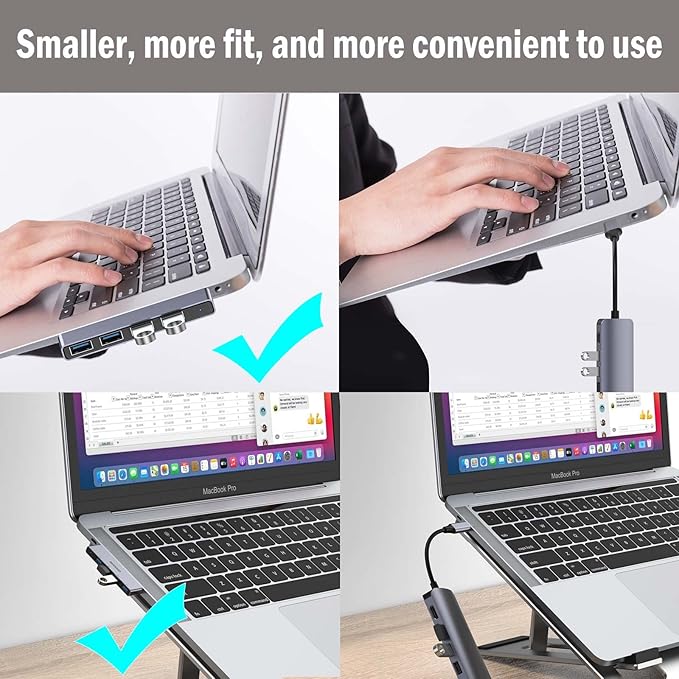 Fidioto USB Hub, 4-Port USB Splitter(1 * 3.0 Hub, 3 * 2.0 Hub) USB Splitter USB Expander for Laptop,Windows PC,Mac,Printer,Flash Drive,Mobile HDD, Notebook PC