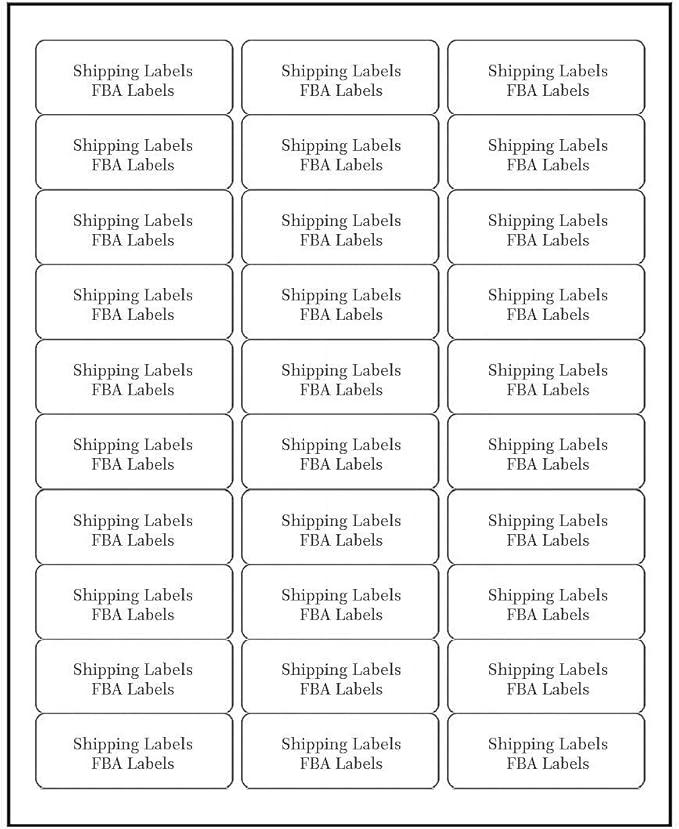 Address Labels for Inkjet Printers 1" x 2-5/8", Pack of 750 Labels