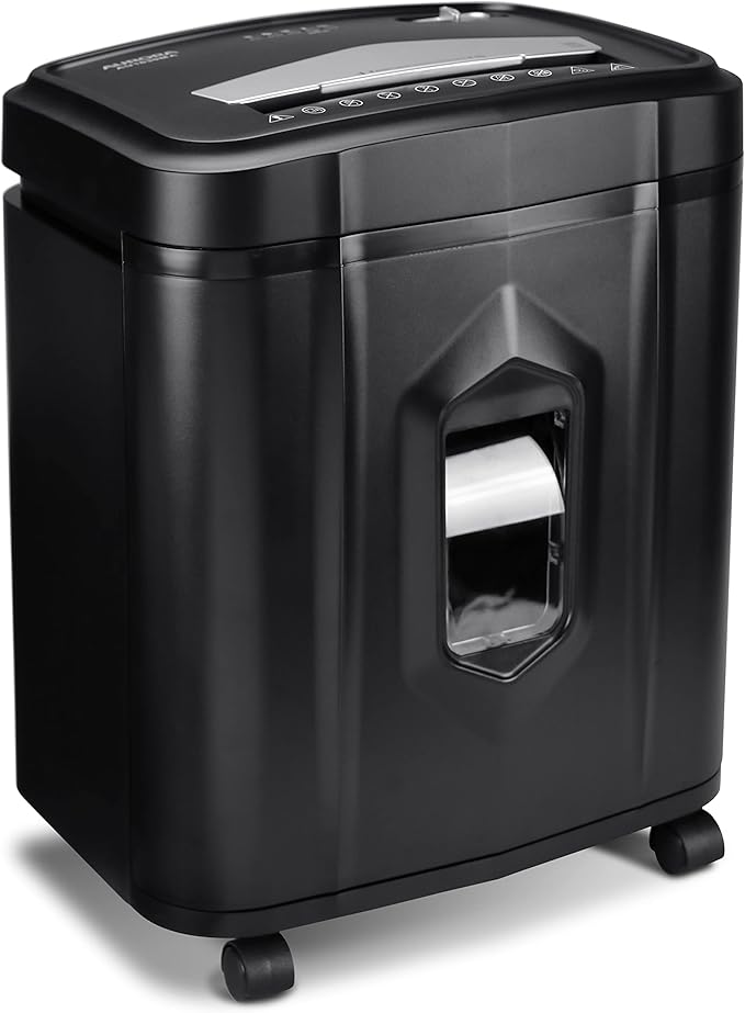 Aurora AU1630MA Anti-Jam 16-Sheet Micro-Cut Paper and CD/Credit Card Shredder/ 10 Minutes Continuous Run Time
