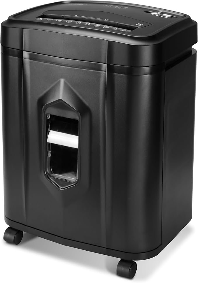 Aurora AU1645XA 16-Sheet Cross-Cut Paper and CD/Credit Card Shredder/5-Gallon Pullout Basket/ 30 Minutes Run Time