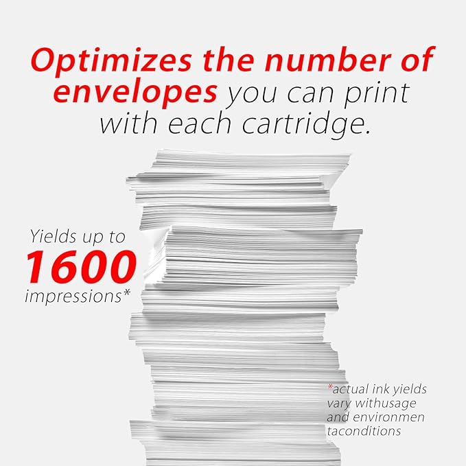 High Capacity SL-870-1 XXL Red Ink Cartridge Compatible with SL870-1 SL8701 XXL Fluorescent Red Ink Replacement for Pitney Bowes SendPro Mailstation Postage Meter (CSD1) 2-Pack (2×16ML)