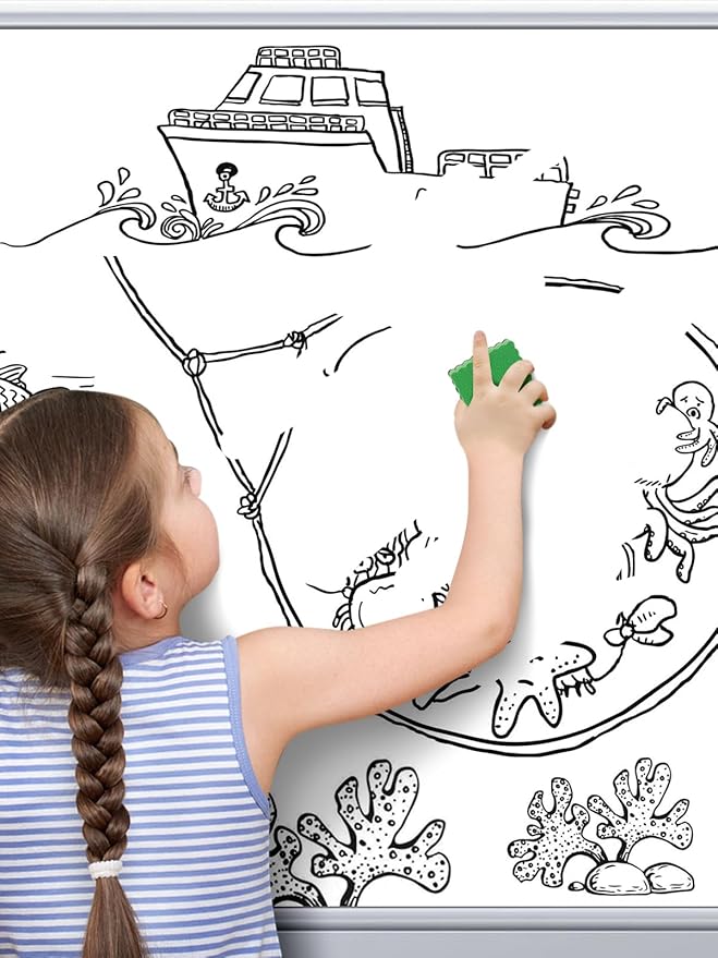 24 pcs Strong Magnetic Whiteboard Eraser - Mini Dry Erase Erasers, Small Chalkboard Cleansers Wiper for Kids and Teachers Classroom Must Haves School Supply Home and Office, Wave Shaped