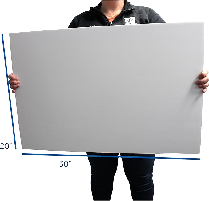 Flipside Products 20" x 30" White Foam Board, Arts and Crafts, 3/16" Thick, Presentations, Signboards, Backing Board, Display, Pack of 10