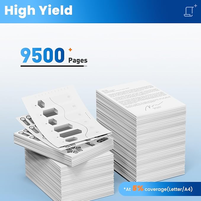 148X 148A High Yield Toner Cartridge 2 Pack with Chips Compatible Laser Jet Pro 4001n 4101fdw 4001dn for HP148X HP148A W1480A Black Toner Cartridges for HP 148X HP 148A for HP MFP 4101fdw 4101fdn