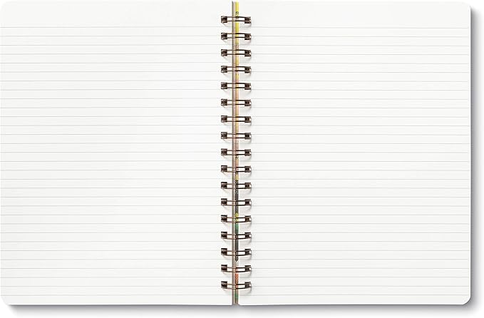 Compendium Spiral Notebook - There is a voice that doesn't use words. Listen. — A Designer Spiral Notebook with 192 Lined Pages, College Ruled, 7.5”W x 9.25”H